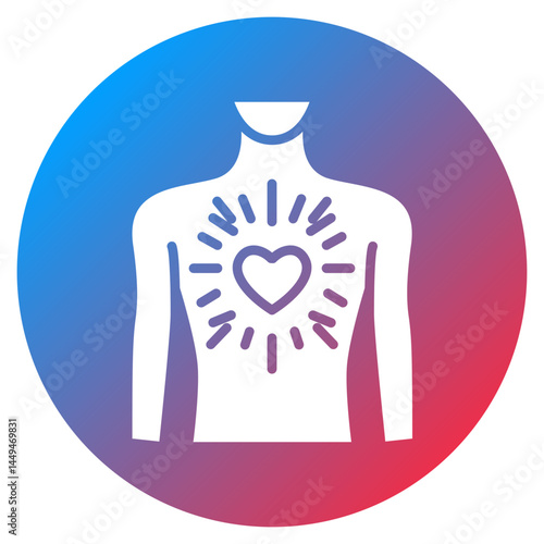 Radiating Pain Vector Icon