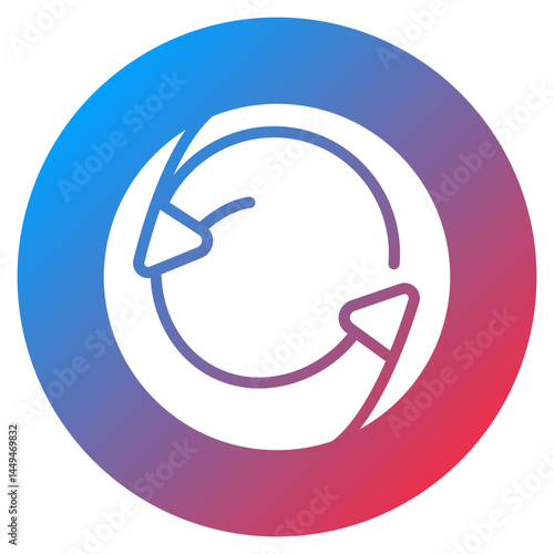 Rotational Strain Vector Icon