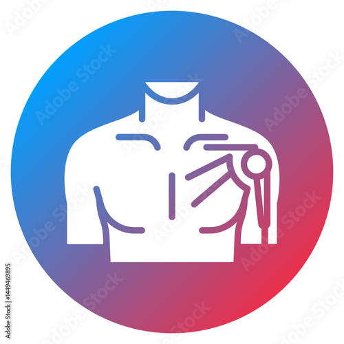 Shoulder Dislocation Vector Icon