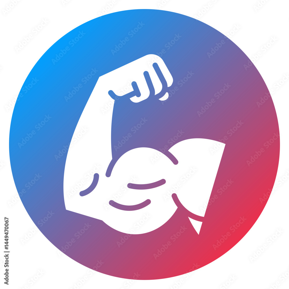 Torn Muscle Vector Icon Torn Muscle Vector Icon