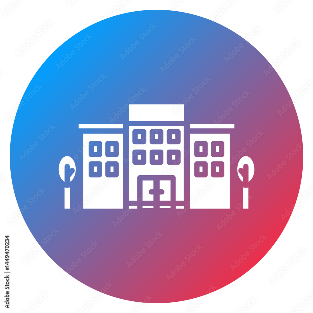 Inpatient Psychiatric Ward Vector Icon Inpatient Psychiatric Ward Vector Icon