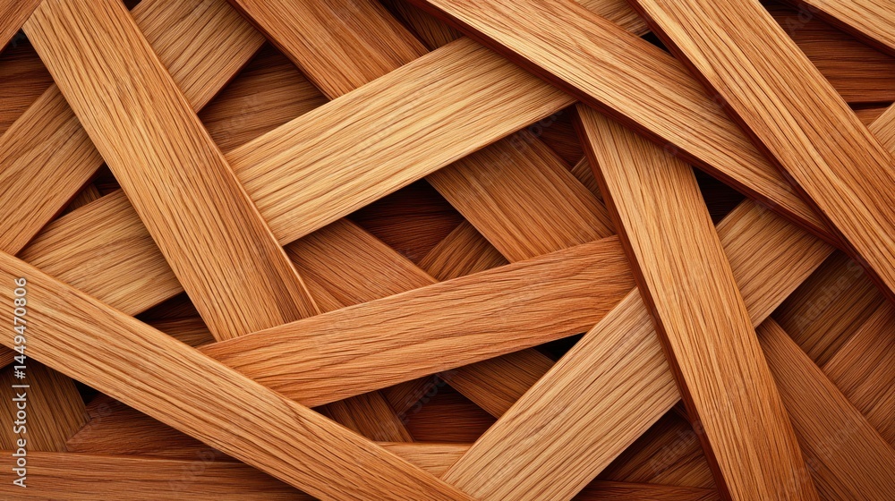 Intertwined wooden slats Intertwined wooden slats