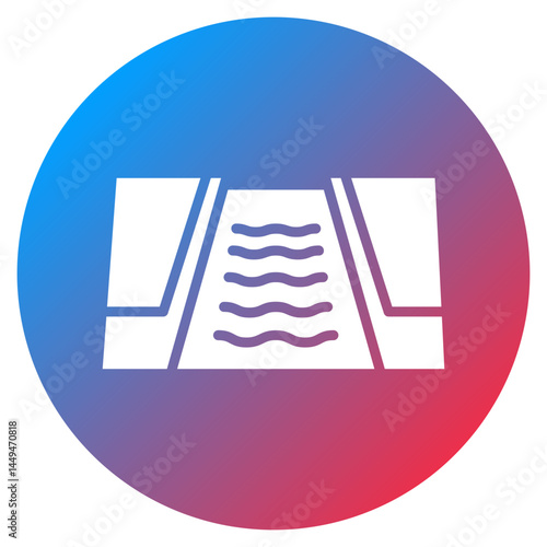 Canal Overflow Vector Icon