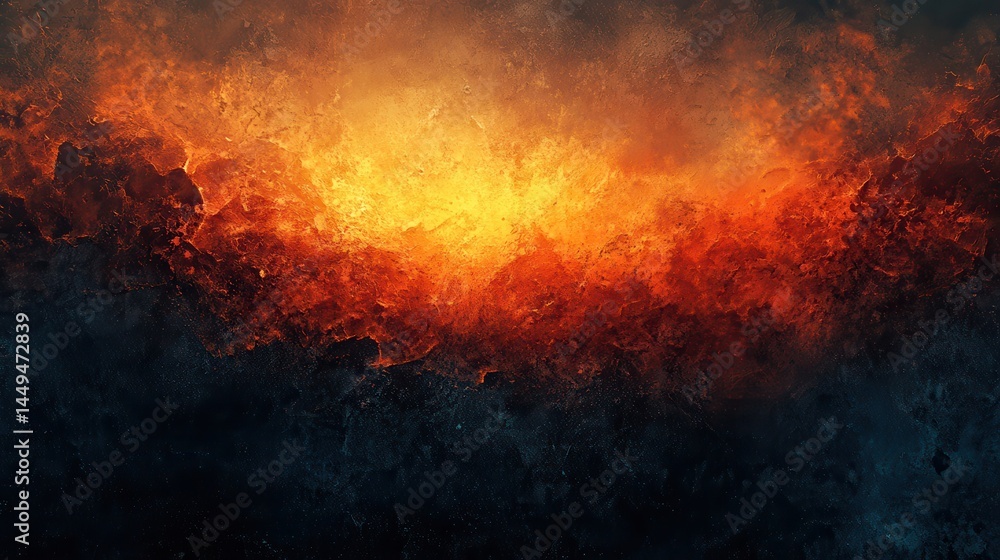 Fototapeta premium Fiery, Abstract Background