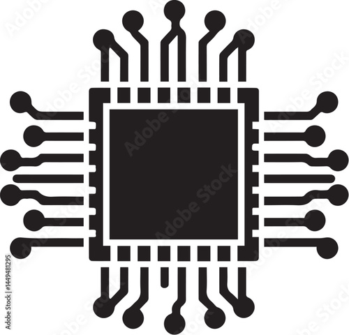 Microchip Vector Icon