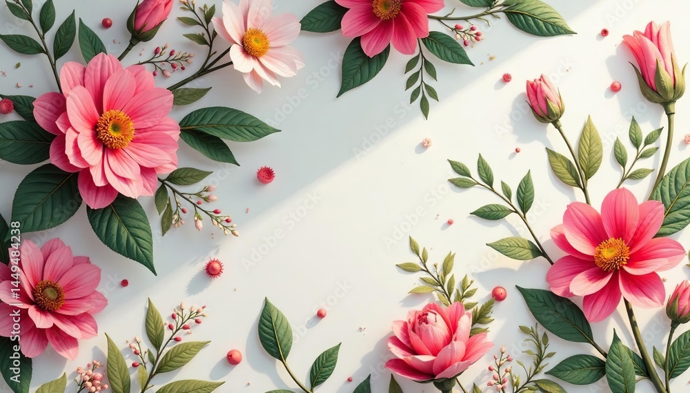 Subtle floral motif seamlessly repeating for interior spaces , texture, repeat, fabric Subtle floral motif seamlessly repeating for interior spaces , texture, repeat, fabric