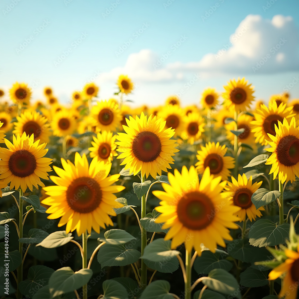 Obraz premium sunflowers in the field