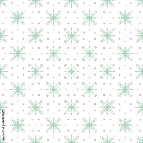 Wallpaper Mural seamless floral pattern Torontodigital.ca