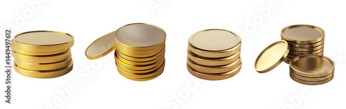 stack of shiny gold coins