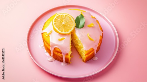 A Delectable Lemon Cake with a Sweet Glaze