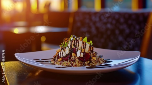 Gourmet Quinoa Salad with Beetroot, Feta, and Walnuts - A Culinary Delight