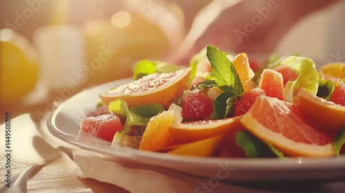 A Colorful Citrus Salad: Fresh and Healthy Delight
