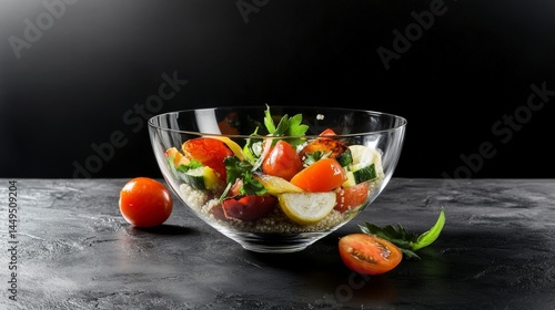 Vibrant Summer Vegetable Quinoa Salad - A Healthy and Delicious Dish