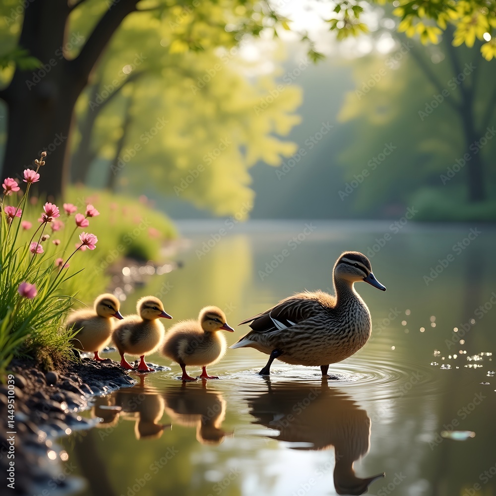family of ducks family of ducks