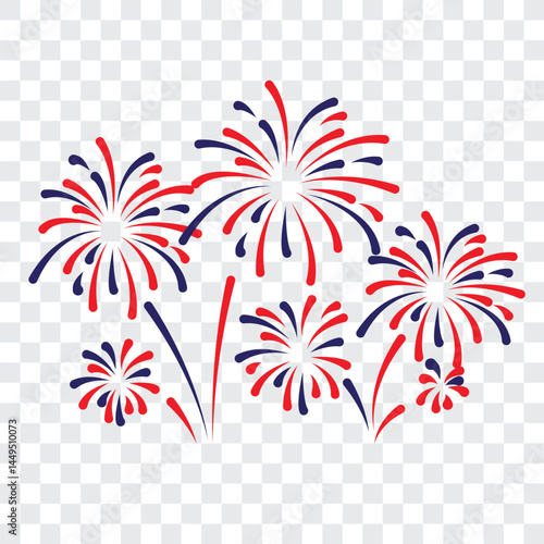 USA fireworks . United stat...