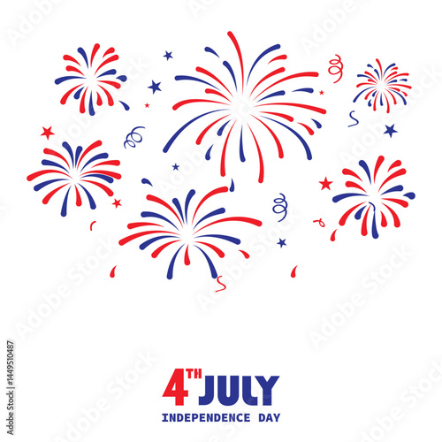 USA fireworks . United stat...
