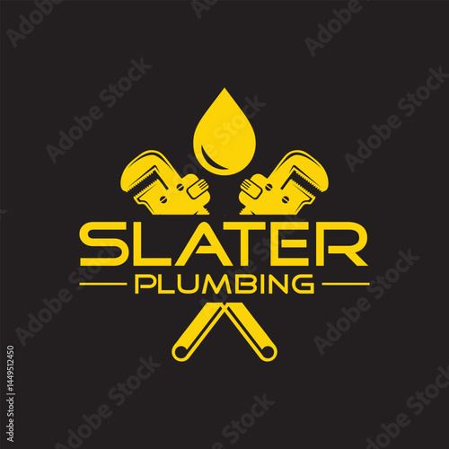 This Plumbing logo features a strong, clean design symbolizing reliability and flow. Perfect for plumbing companies, repair services, and water-related businesses seeking a professional image.

