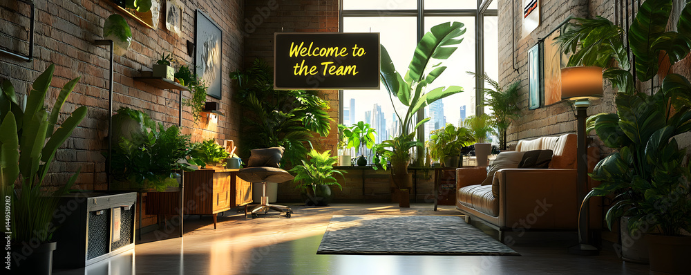 A cozy interior featuring a A cozy interior featuring a