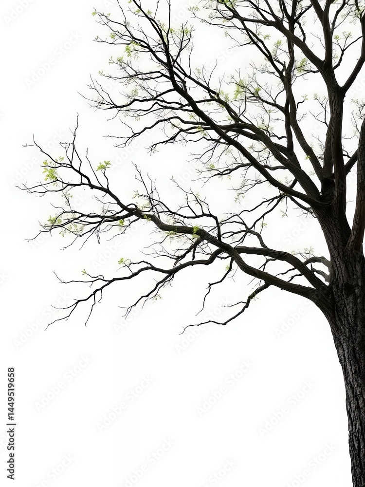 Obraz premium an image of a tree with no leaves on it and a bench in the foreground, there is a black and white photo of a tree with no leaves