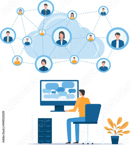 Wallpaper Mural Business vector Torontodigital.ca