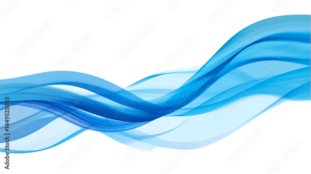 Abstract Blue Waves Flowing Design Background Abstract Blue Waves Flowing Design Background