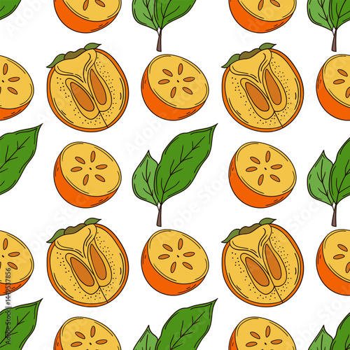 Pattern for textile or kitchen in hand draw style. Seamless pattern