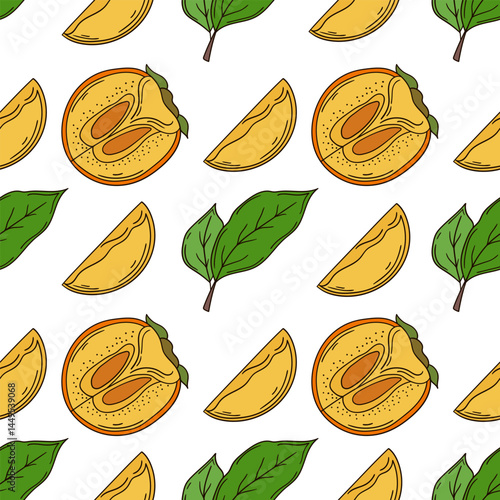 Pattern for textile or kitchen in hand draw style. Seamless pattern