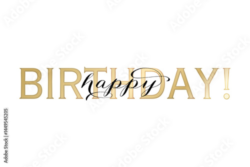 HAPPY BIRTHDAY（誕生日おめでとう）
よく目立つロゴマーク

