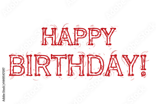 HAPPY BIRTHDAY（誕生日おめでとう）
よく目立つロゴマーク
