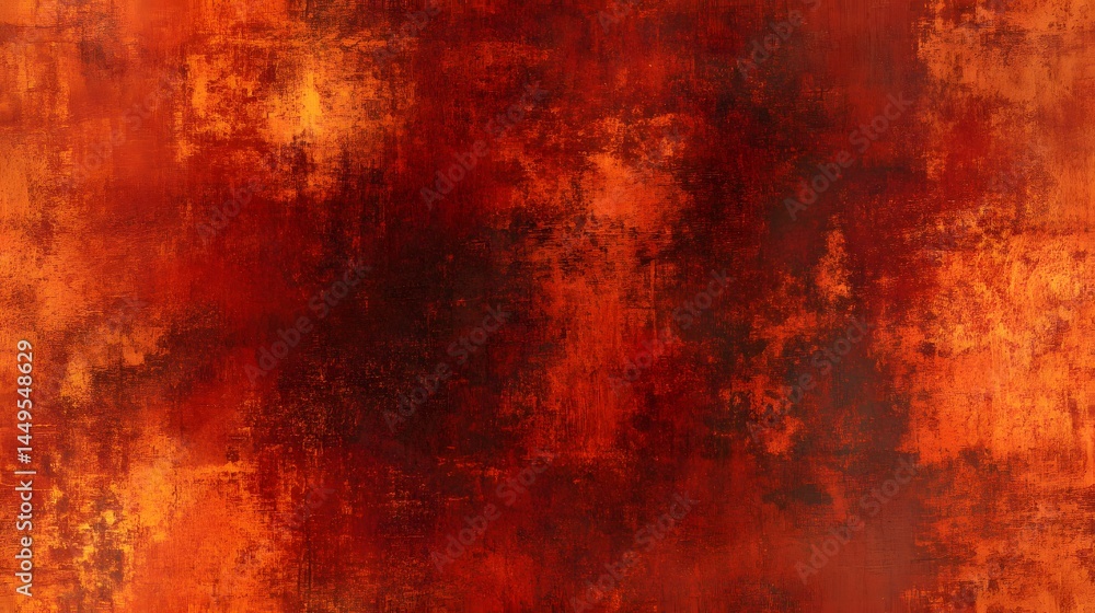 Obraz premium Intense, textured surface with warm, vibrant hues.