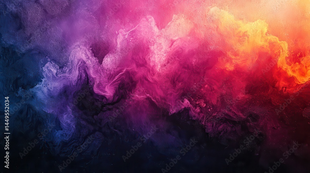 Fototapeta premium Vibrant abstract, colorful paint