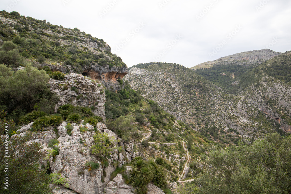 Fototapeta premium Barranco del infierno hike