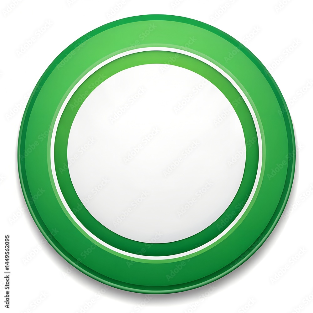 green round button green round button