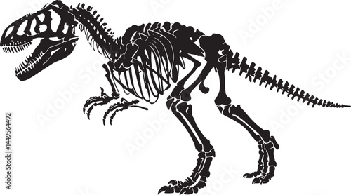 tyrannosaurus rex dinosaur vector