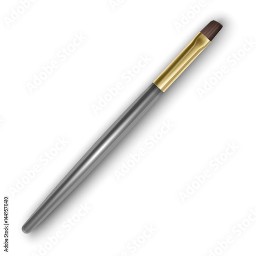 Makeup Brush Isolated on White