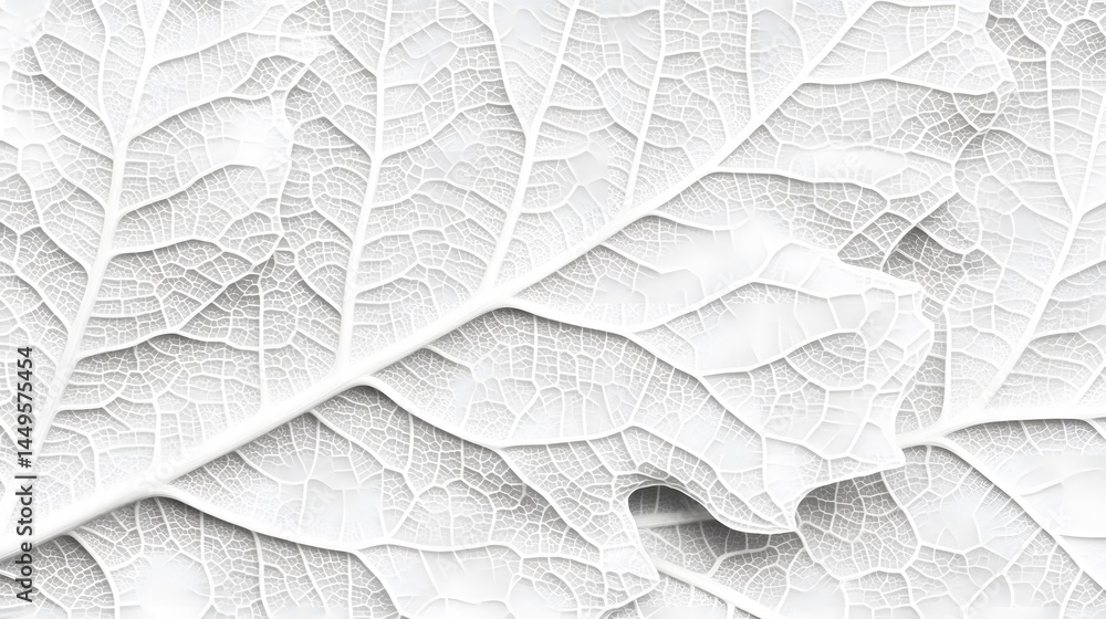 Obraz premium Intricate Leaf Vein Texture Abstract Background