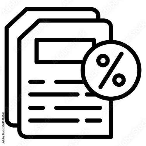 Tax Document Icon
