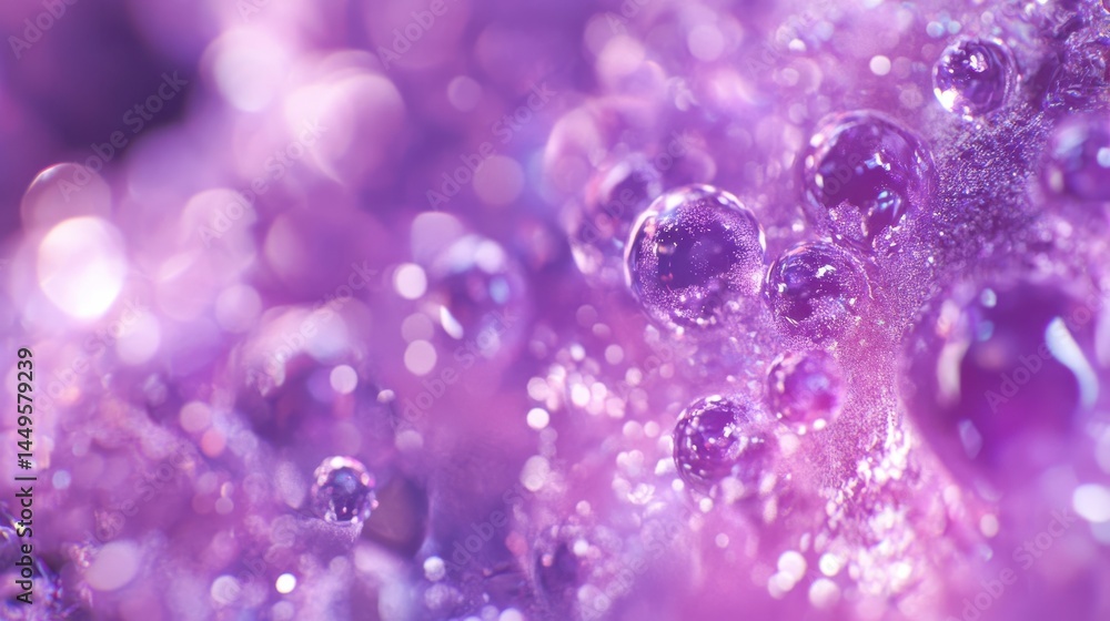 Abstract purple bokeh background creating festive atmosphere Abstract purple bokeh background creating festive atmosphere