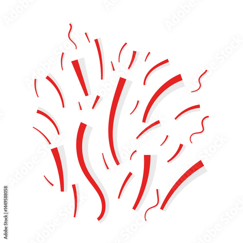 Indonesian Flag Confetti