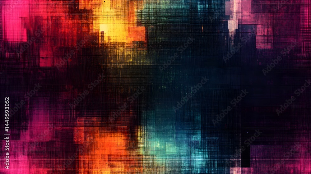 Abstract digital art design with vibrant colors and textures. Abstract digital art design with vibrant colors and textures.