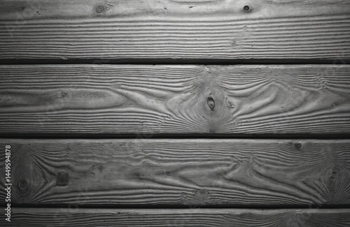 Obraz na płótnie Monochrome weathered wooden planks with intricate grain patterns. Rough grey wood texture. Vintage surface background design, natural old material. Ideal for interiors, construction, crafts. w salonie