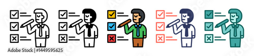 List Of Skills multiple icon
