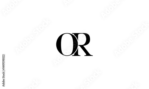 OR initial letter, monogram logo