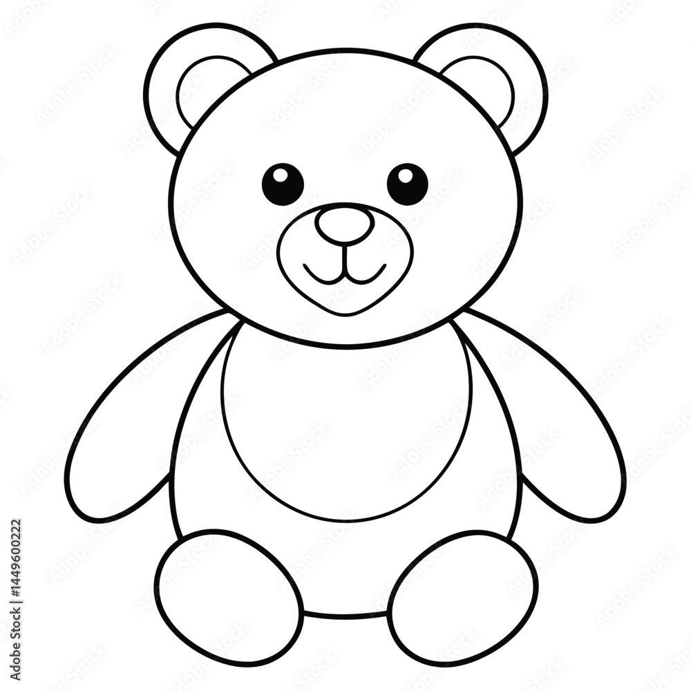Koala in doodle simple style on white background Koala in doodle simple style on white background