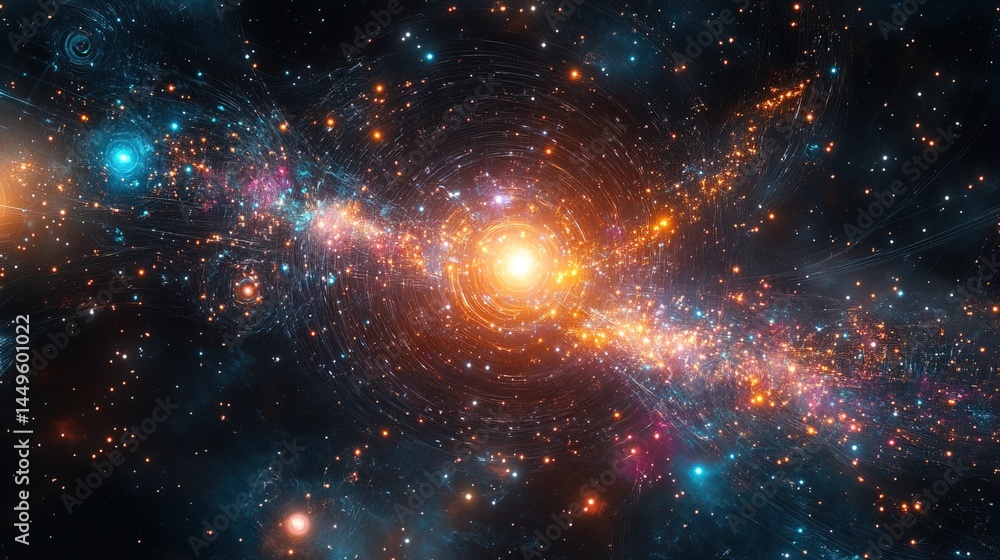 Cosmic Swirl of Stars and Energy Cosmic Swirl of Stars and Energy