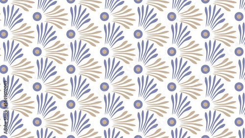 Foto seamless pattern with CROW FEET STYLE