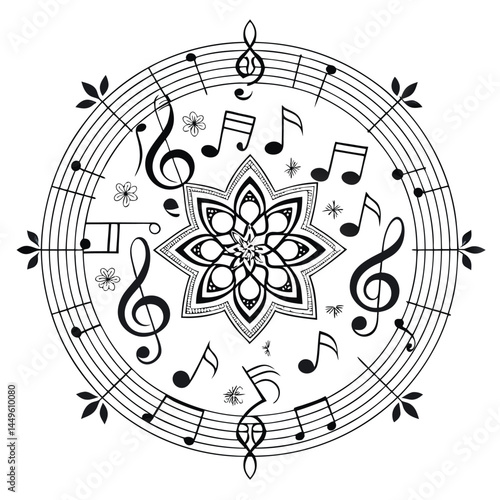 abstract music background