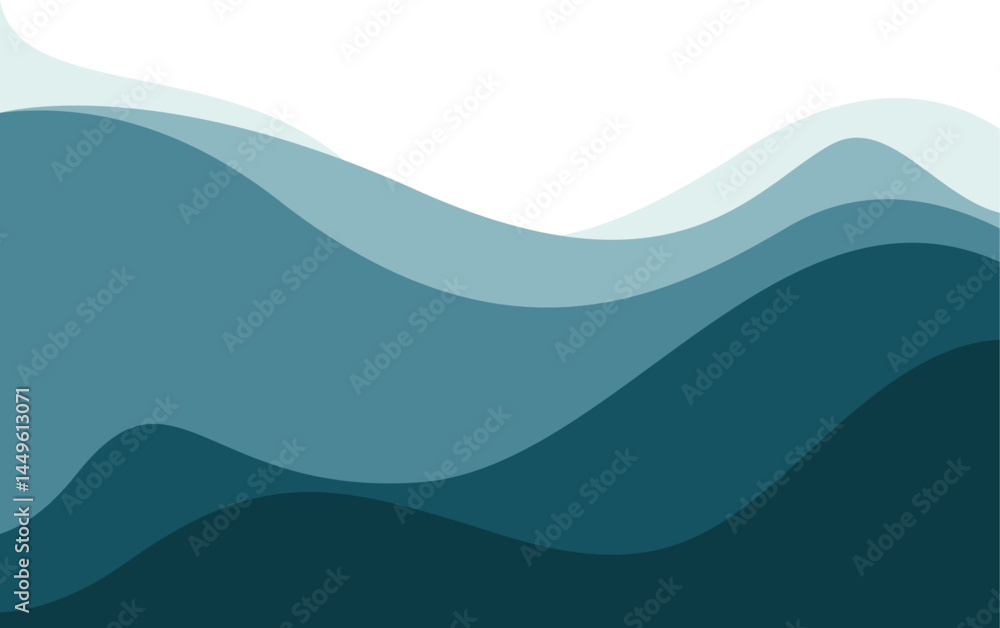 Abstract vector blue wavy background. wave geometric background Abstract vector blue wavy background. wave geometric background