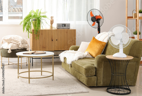 Interior of stylish living ...