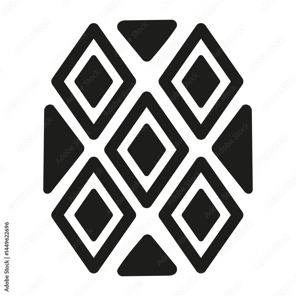 Fototapeta premium Aztec icon vector set. Aztec symbol illustration sign. Indian symbols.